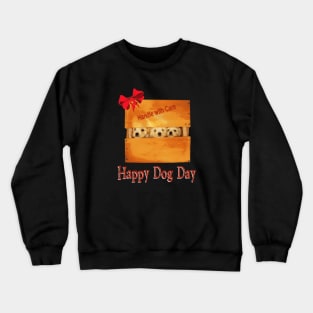 Happy Valentine Dog Lover Day French Poodle Crewneck Sweatshirt